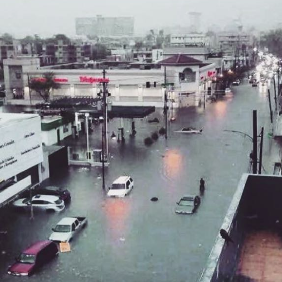 city submerged in water