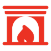 Electric Fireplace Catalog Icon