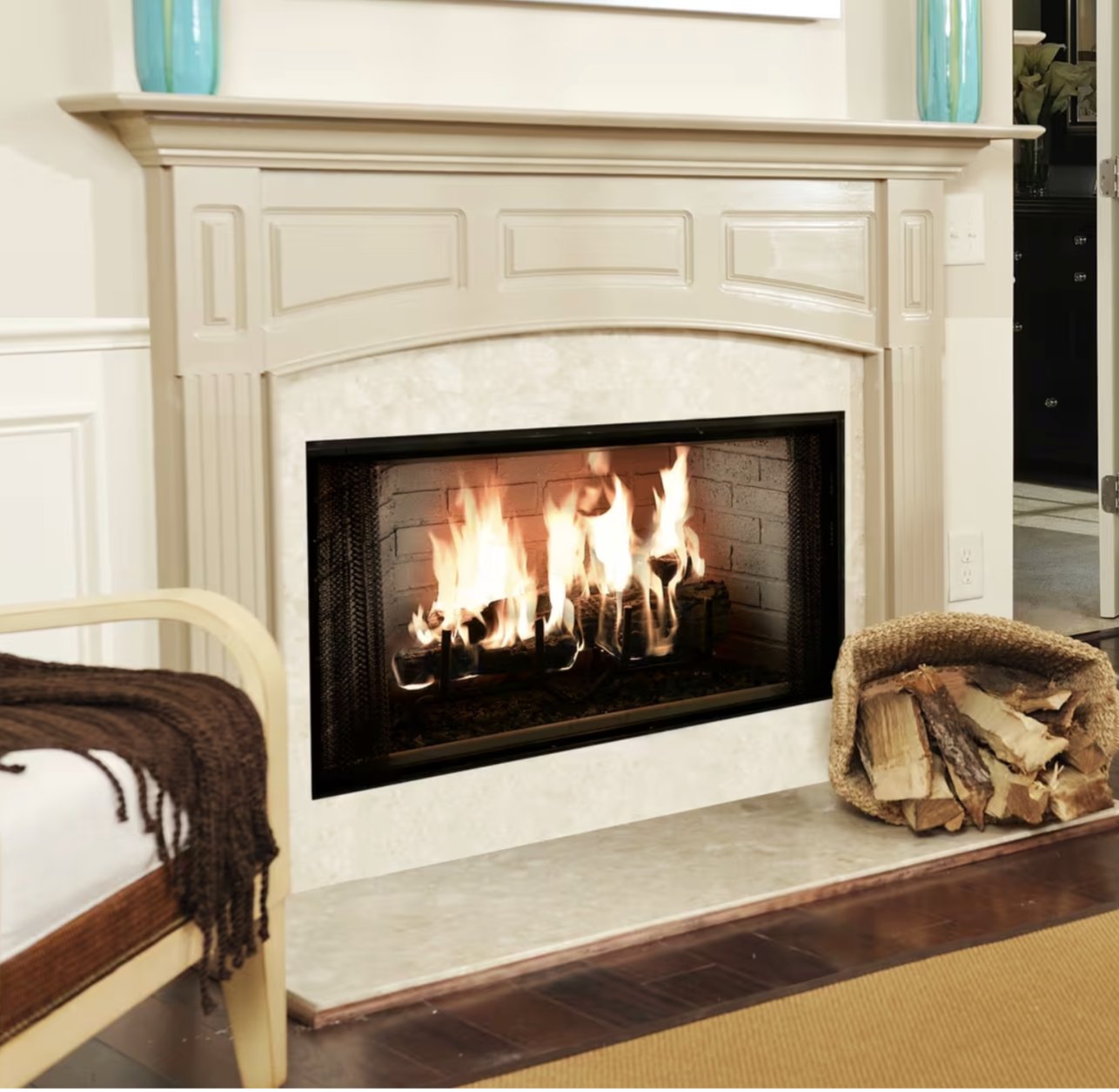 majestic wood fireplace insert